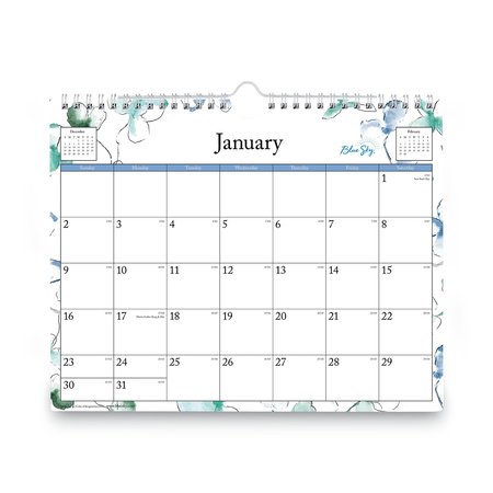 Blue Sky Lindley Wirebound Wall Calendar, 11 x 8 3/4, 2020 BLS101593